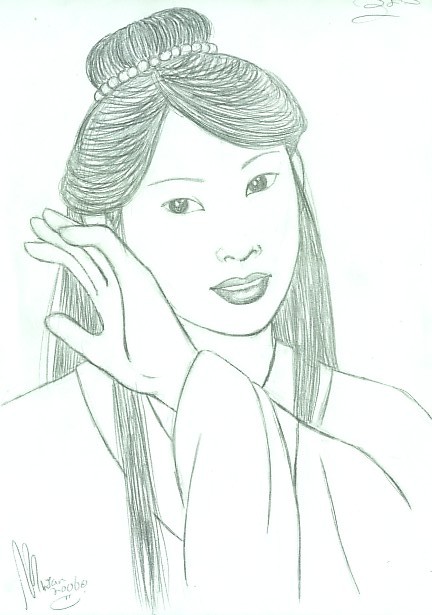 Chinese girl by miriamartist