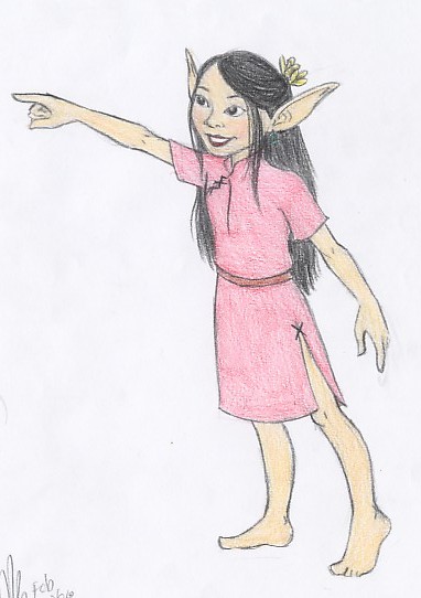 Chinese elf girl by miriamartist