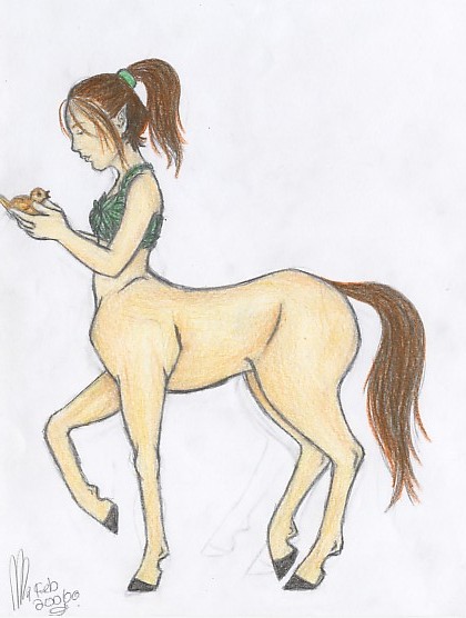 Centaur girl by miriamartist