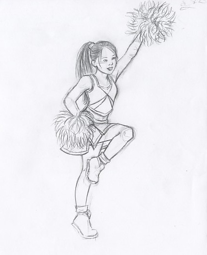 cheerleader by miriamartist