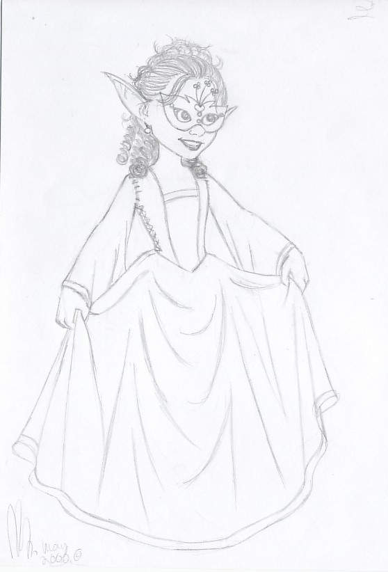 masked elf by miriamartist