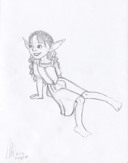 Elf girl by miriamartist