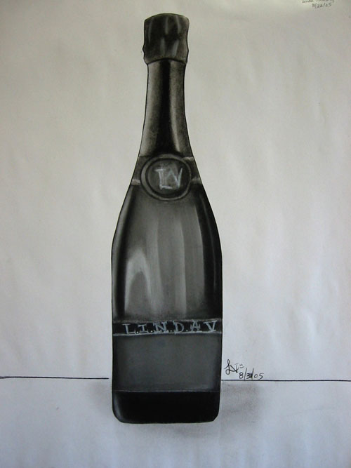 Champagne bottle by misagoni