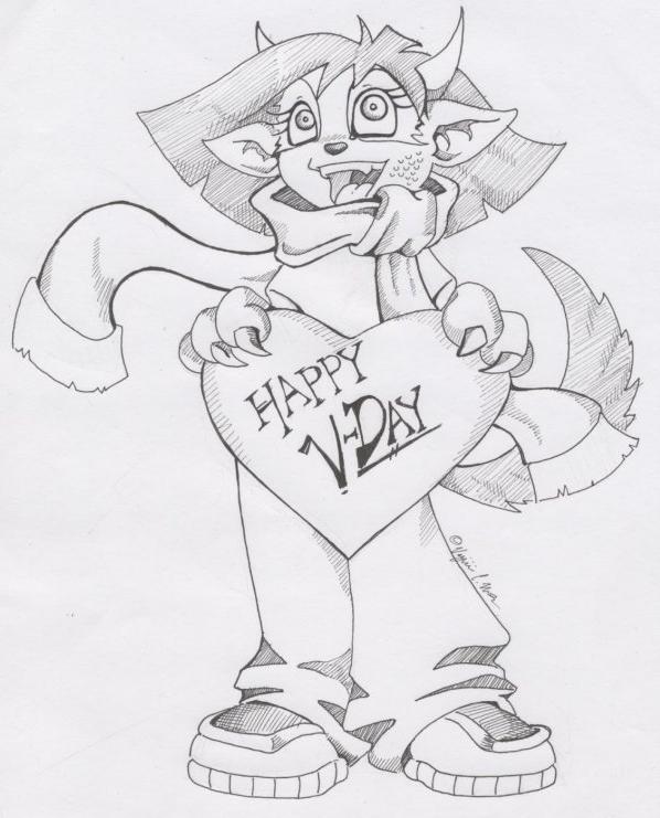 Gie wishing you a happy v-day by misk
