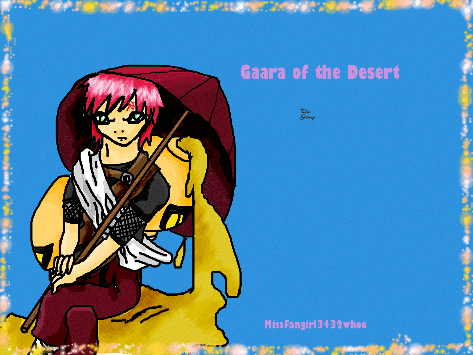 Gaara of the Desert by missFangirl3432whee