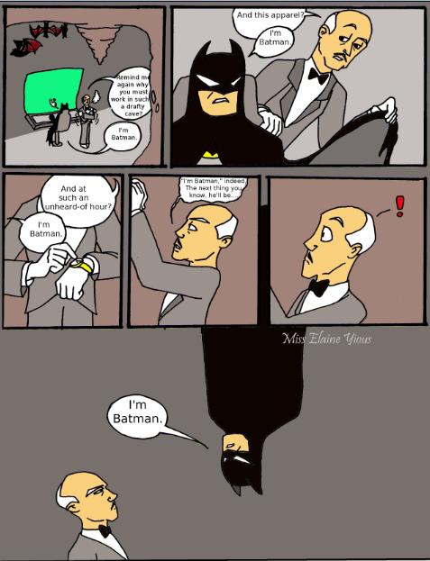 I'm Batman by misselaineyious