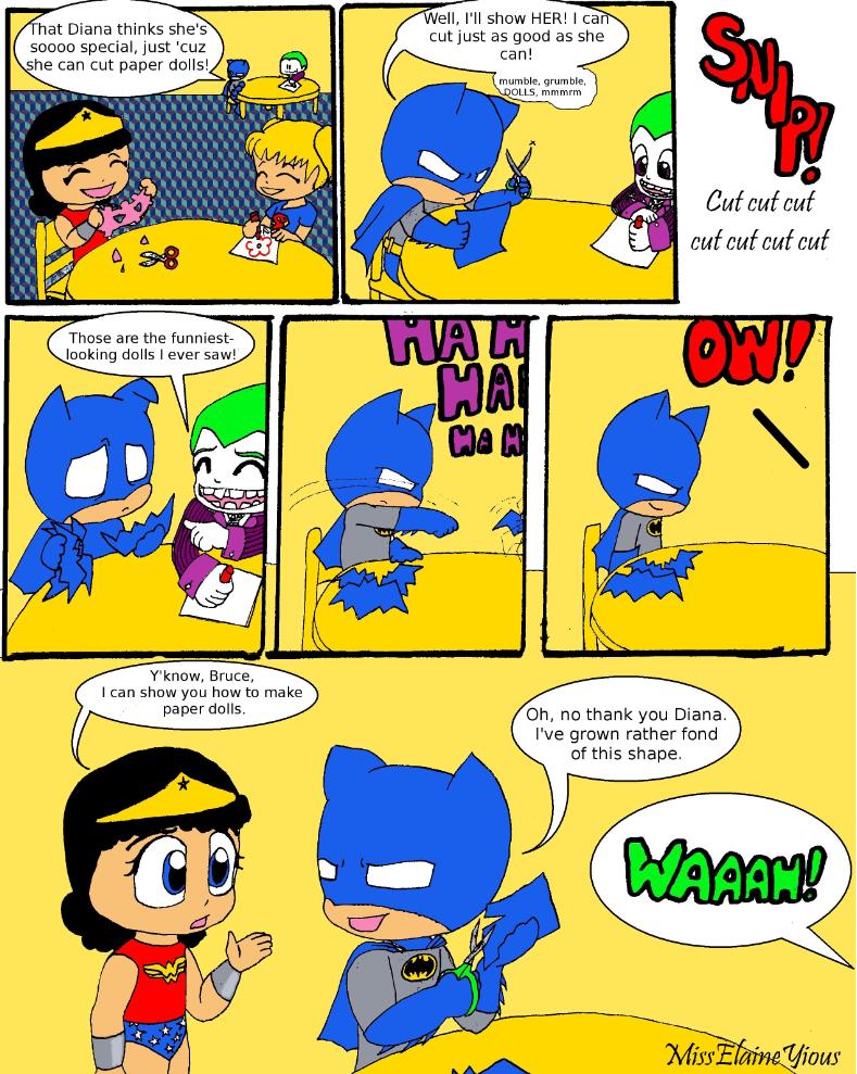 the invention of the batarang by misselaineyious