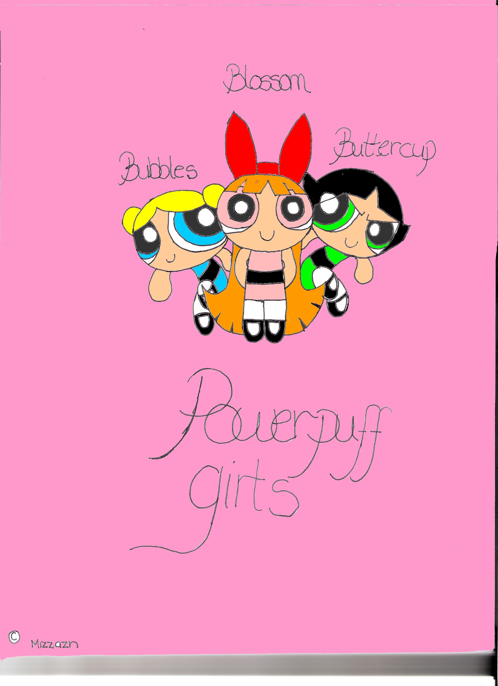 powerpuff girls by mizzazn