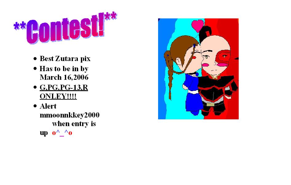 Zutara contest!!! by mmoonnkkey2000
