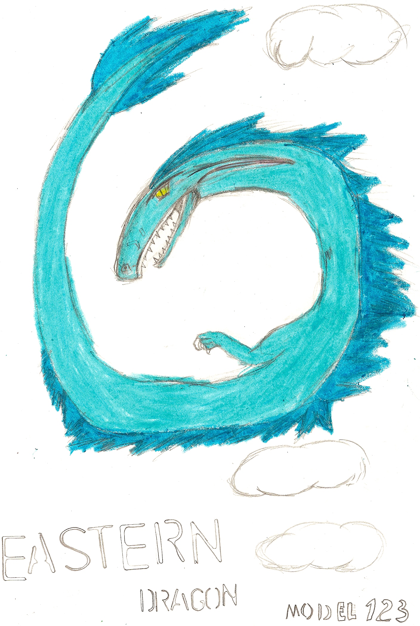 G letter dragon by model123