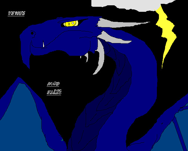 dark dragon by model123