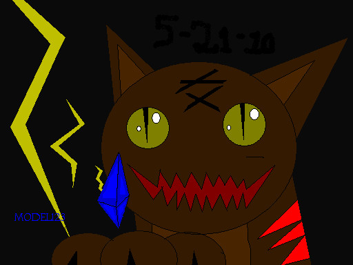 evil kitty by model123