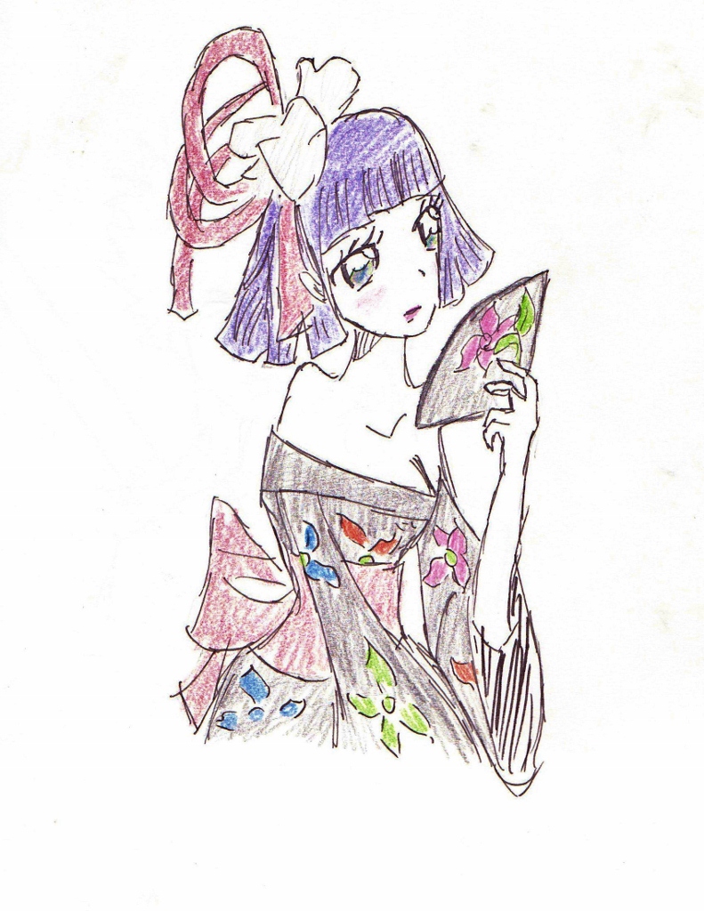 Girl in Kimono by momiko-chan