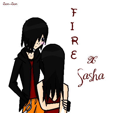 Fire and Sasha by monkey_banana_smoothie