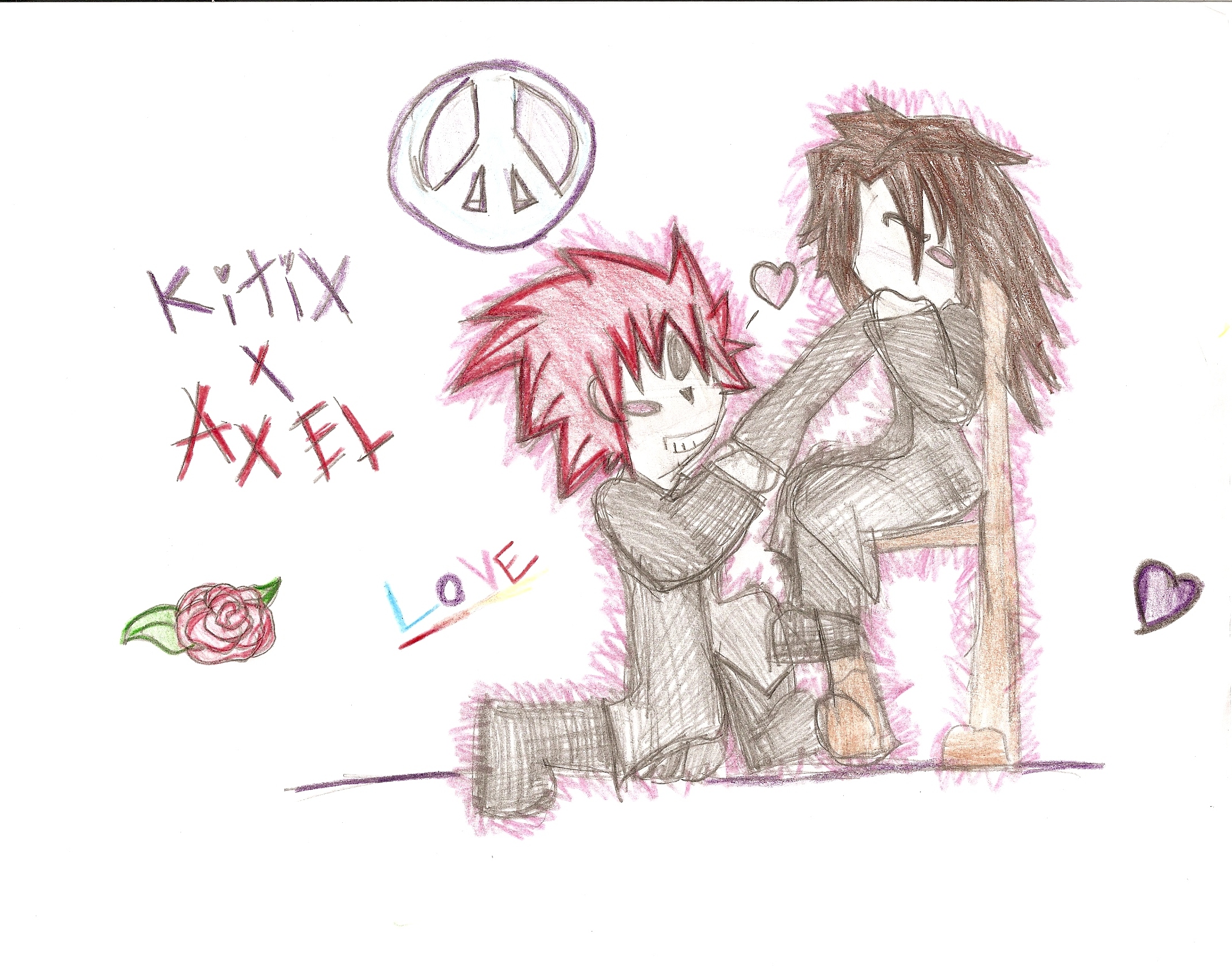 Kitix and Axel *contest entry* by moog1895