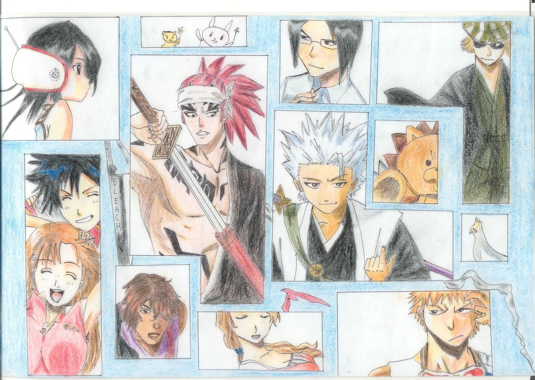 Bleach characters by moonlight24