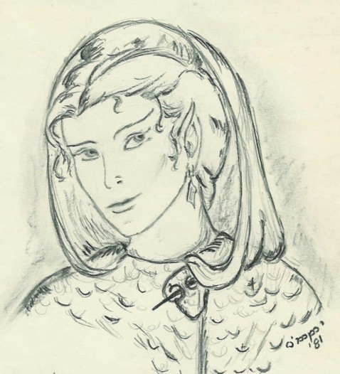 Elf Maiden by morgannicgregor