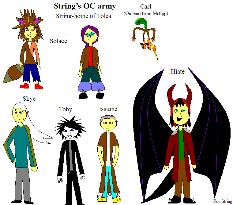 String's OC Army by mrfipp