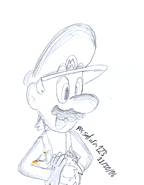 Mario Sketch by mrsaturn123