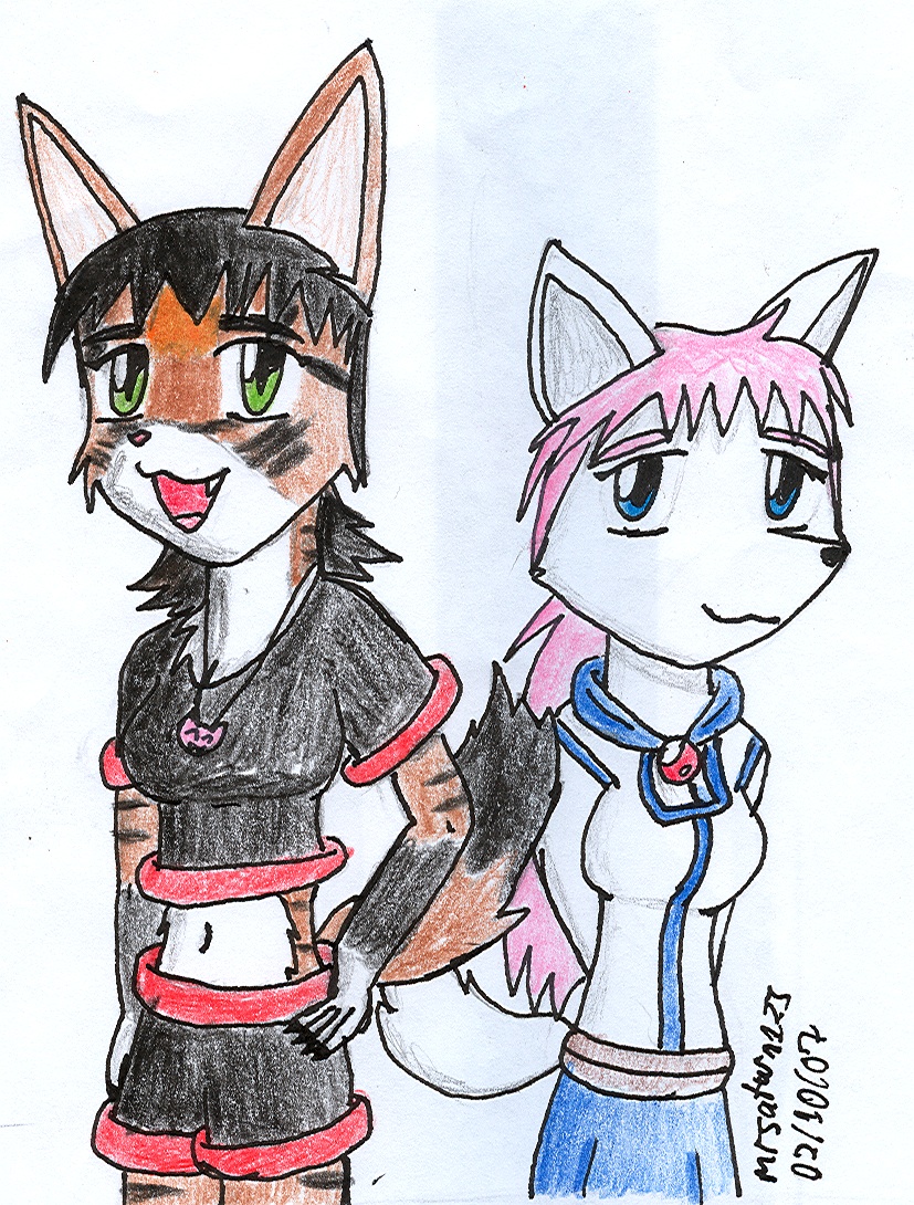 Amber and Ashley by mrsaturn123