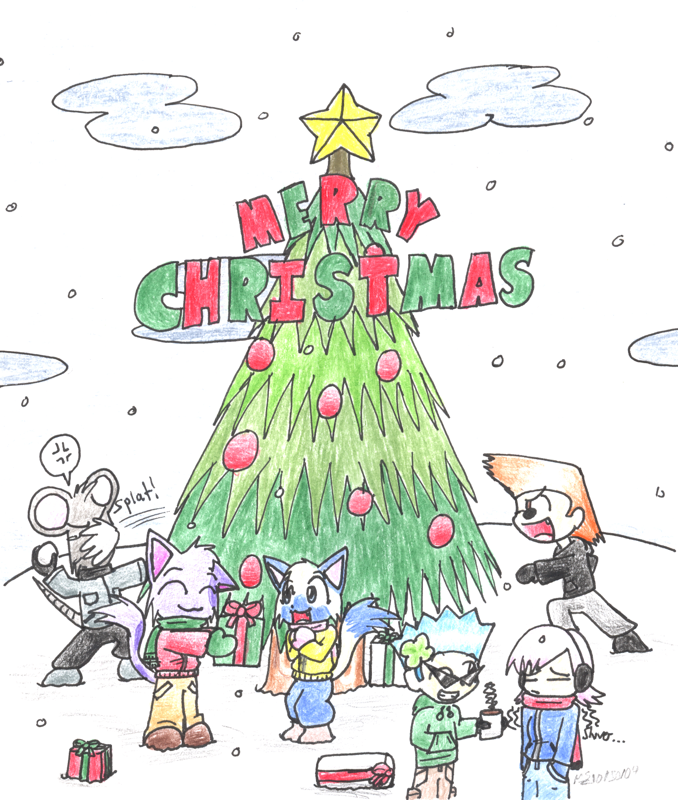 Animal Crossing Christmas by mrsaturn123
