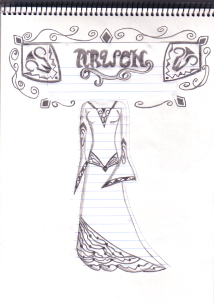 arwen dress design by mrsfrodo