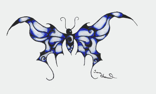 Tribal Butterfly by mudlake126