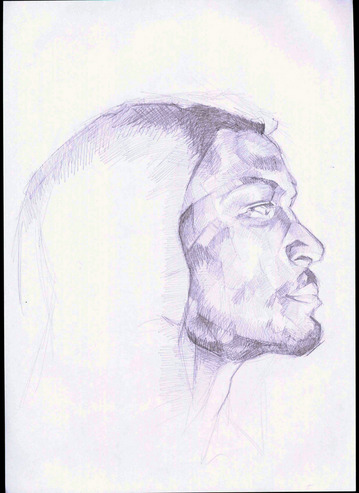 profile drawing by muhd_syahrul_salleh