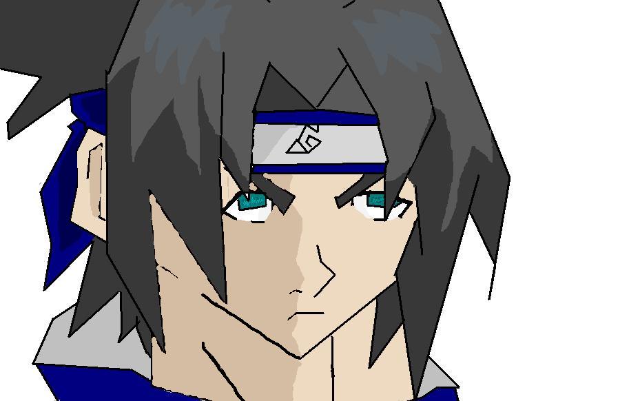 MS paint Sasuke*** by my_oriley_factor
