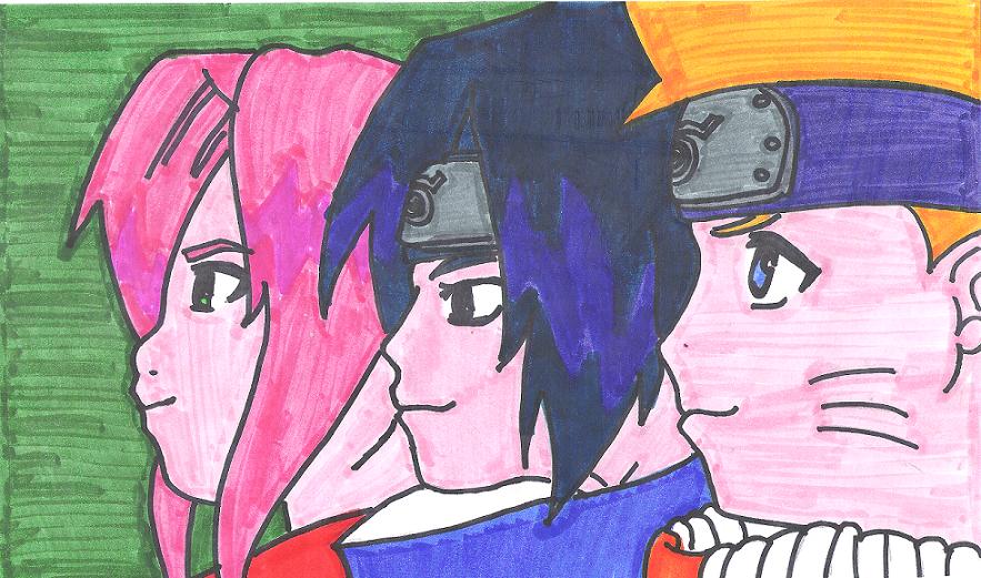 Uzumaki Naruto , Uchiha Sasuke, Haruno Sakura by my_oriley_factor