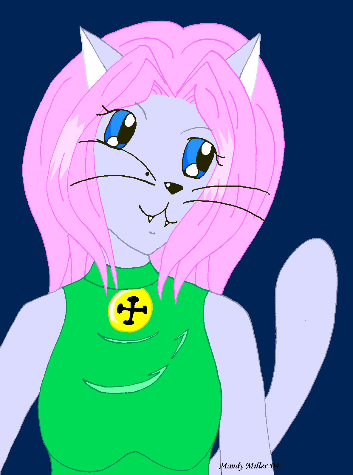 Kitty Girl Colored by mystic