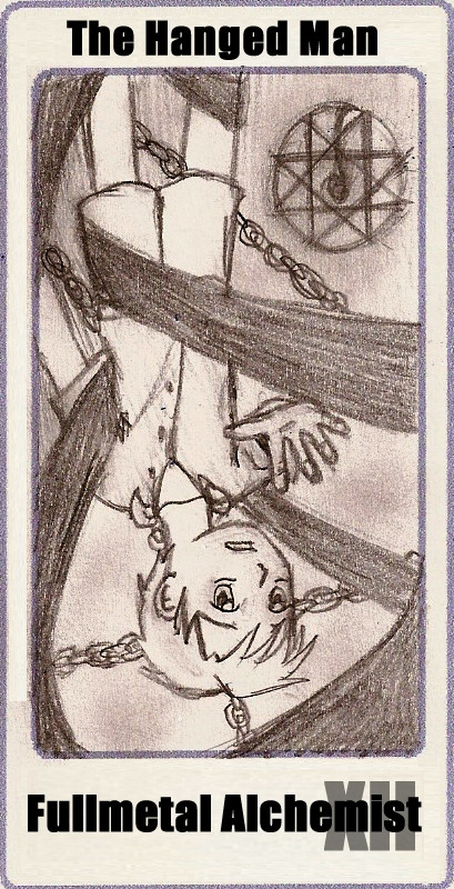 FMA Tarot-The Hanged Man by mystic_rat_theif