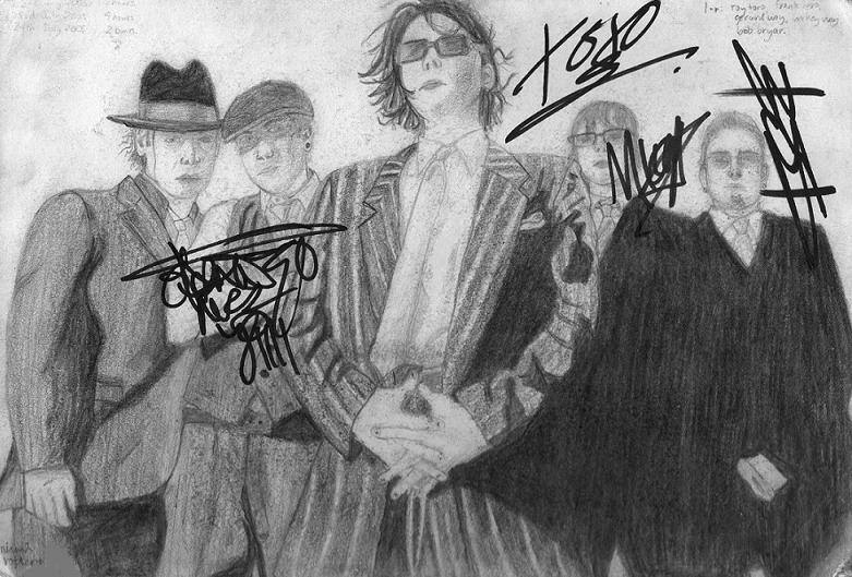 My Chemical Romance (the signed version) by mywatercoolerromance