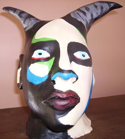 Marilyn Manson Sculpture by mywatercoolerromance