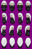 Sephiroth of thy game Sprite by NIX