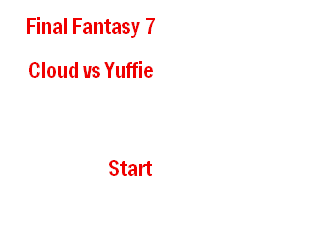 Cloud vs Yuffie by NIX