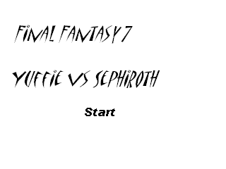 Sephiroth VS Yuffie, The Animation by NIX