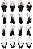 Sephiroth of thy game Sprite version 2 full by NIX