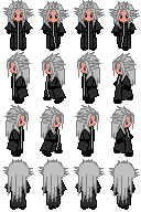 Xemnas of thy game Sprite Complete by NIX