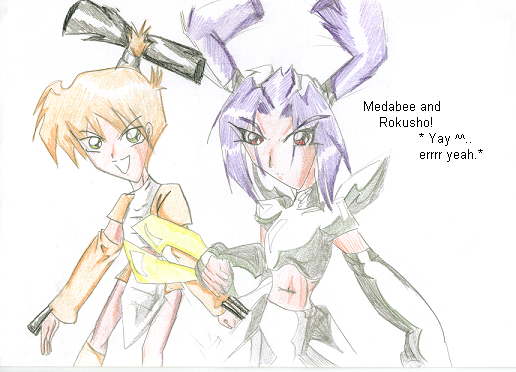 Rokusho and Metabee by N_Dj