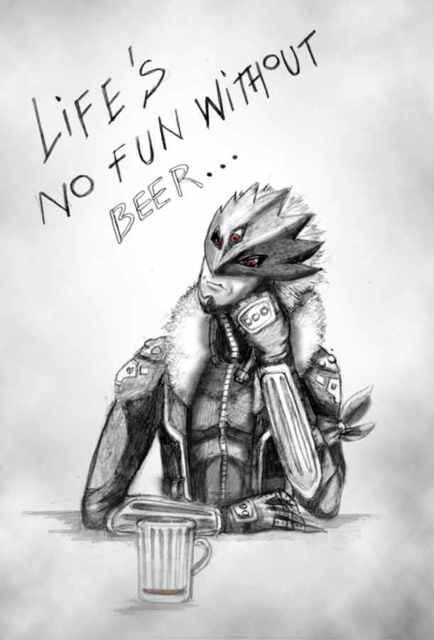 Life's no fun without beer by NaNaNa