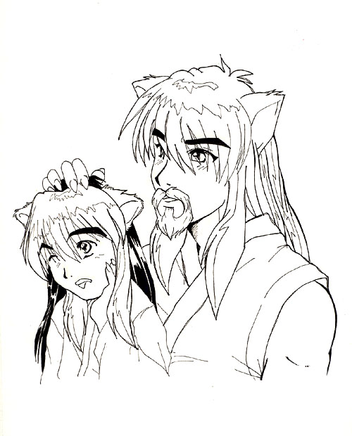 That's my Boy. [Inuyasha and Son.] by Nakao