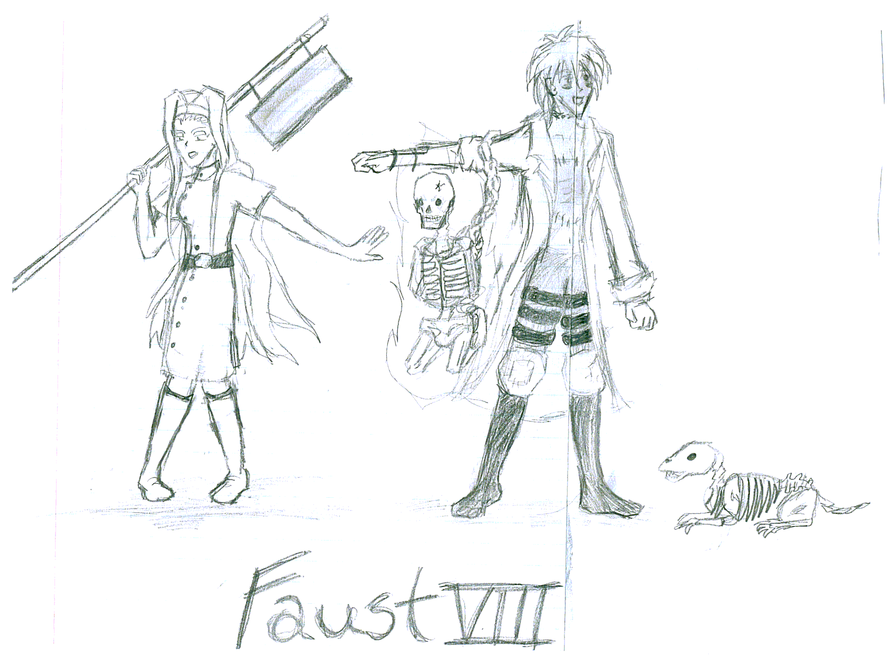 Faust, Eliza..............and the dog by Nakia