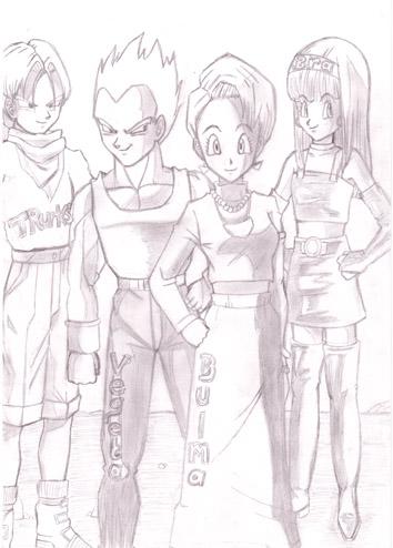 The Vegeta family by Namiko-chan