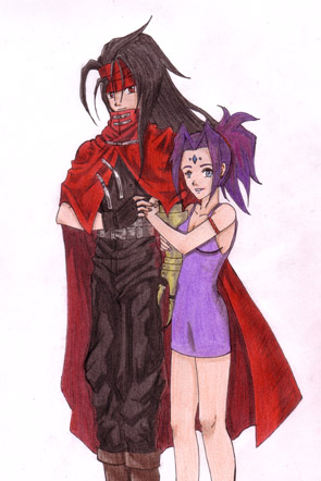 Vincent and Teyami *request for FF7_Teyami* by Namiko-chan