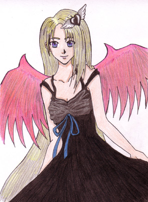 Black Angel-Hazel *request for natsumi ayasaki* by Namiko-chan