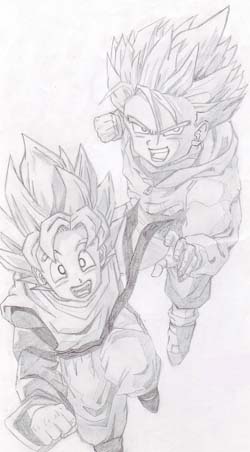Goten and Trunks by Namiko-chan
