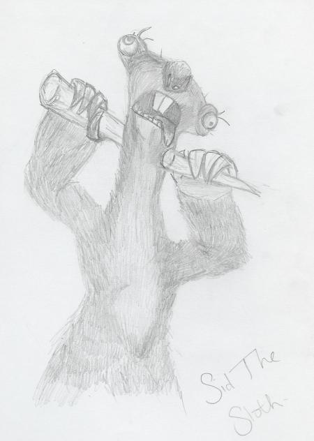 sid the sloth by NanakisLostWolf