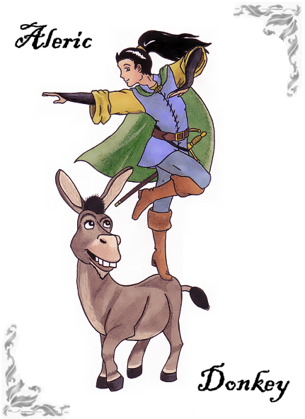 Aleric and Donkey by Nanda
