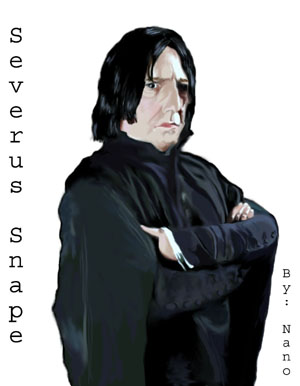 Severus Snape Portrait by Nanobear
